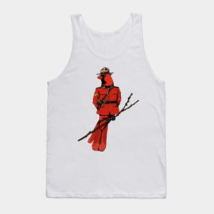 Cardinal Mountie - Canadian Birds Tank Top